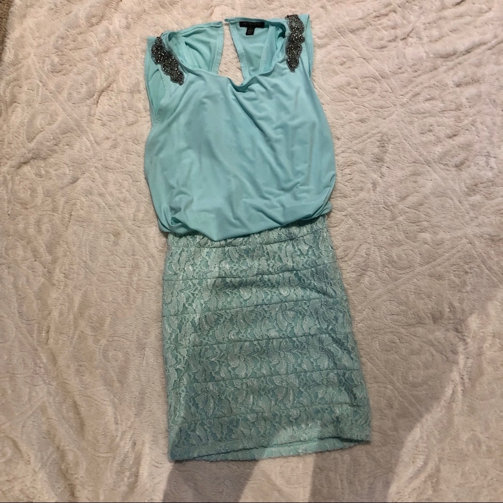 Light Blue Graduation Dress